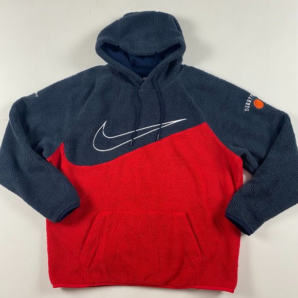 Nike Two-Tone Fleece Hoodie - Picture 1 of 12